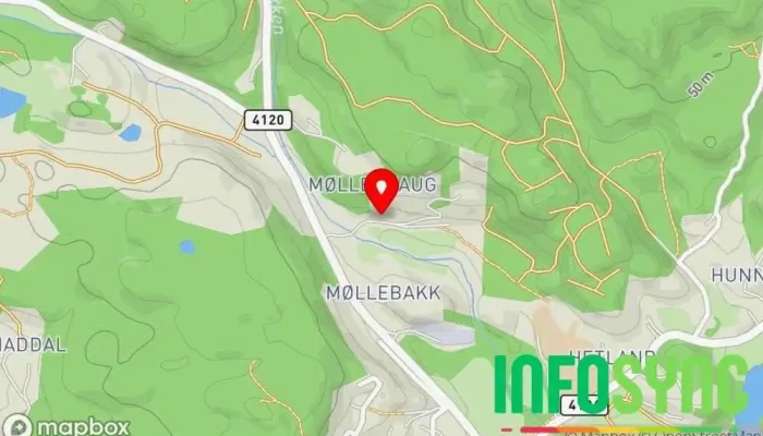kart over Lister Trefelling og vaktmestertjenester Ole Kåre Emilsen  i Vanse
