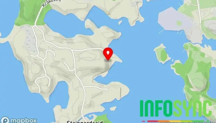 kart over LLitlestraumen Arkitekt i Fitjar