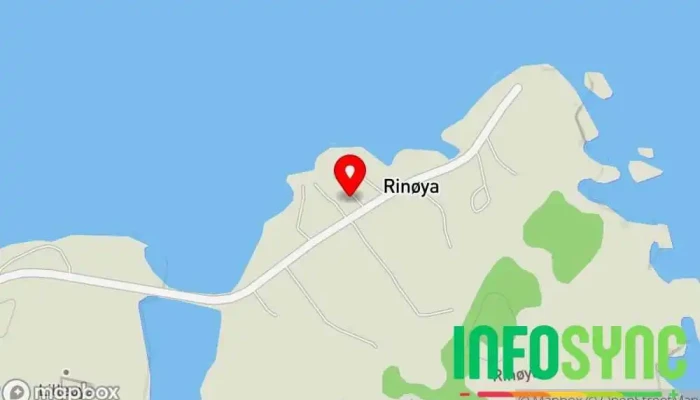 kart over Lødingen Skyssbåtservice AS Fergeselskap i Rinøya