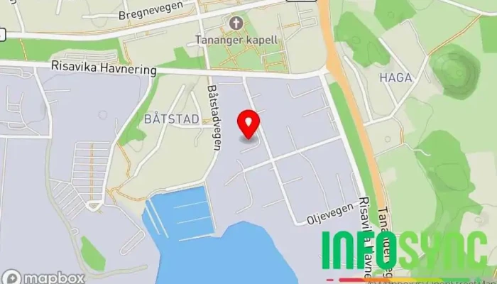 kart over Logi Trans AS Speditør i Tananger