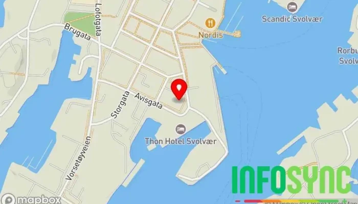 kart over LokalTaxi Vågan Taxiselskap i Svolvær