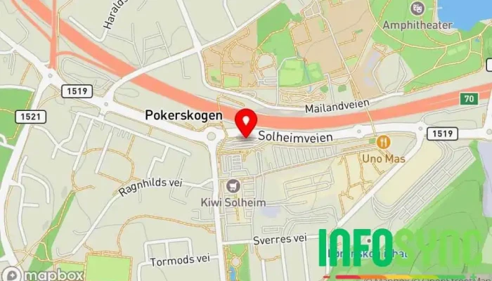 kart over Lørenskog sentrum bussterminal Busselskap i Lørenskog