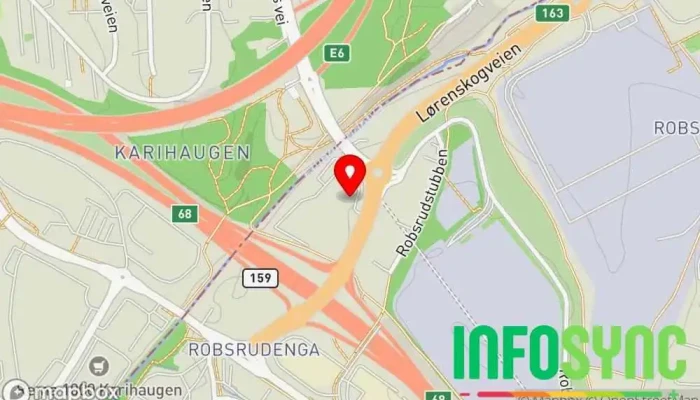 kart over Lørenskogveien 75 AS  i Lørenskog