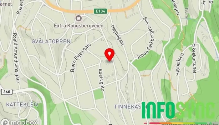 kart over Lyd og Lyssystemer Notodden Utleie av audiovisuelt utstyr i Notodden