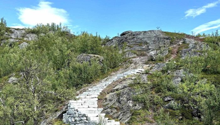 Lyngentrappa -  Turområde - Lyngseidet