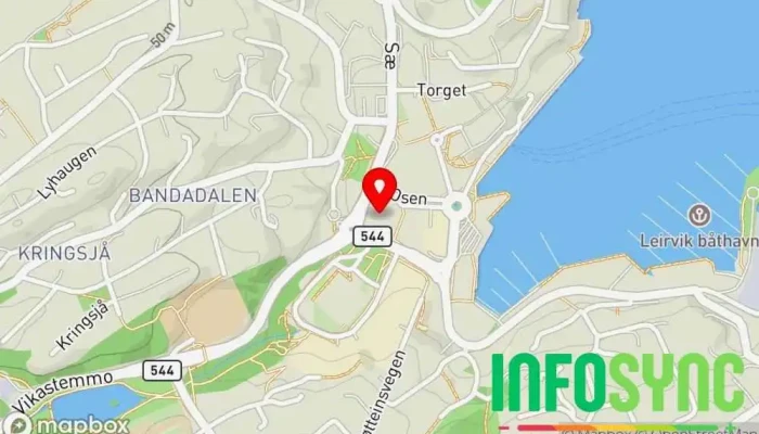 kart over Meierikvarteret Boligkompleks i Stord