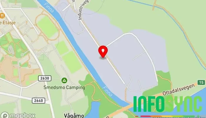 kart over Mesta AS Entreprenør i Vågå