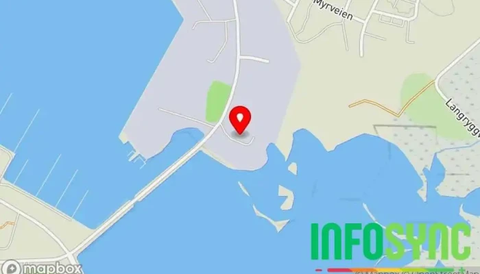 kart over Montér Øksnes Byggevareforhandler i Myre