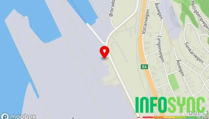 kart over Mosjøen Industriterminal AS Logistikk, Containerterminal, Transporttjeneste i Mosjøen