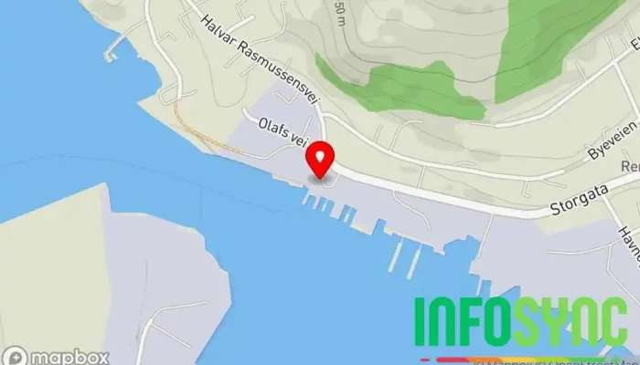 kart over Myre Bussholdeplass i Myre