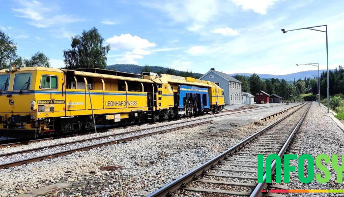 Namsskogan Stasjon -  Jernbanespor - Namsskogan