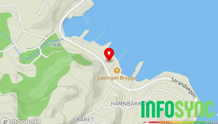 kart over NAV Lødingen Sosialtjeneste-organisasjon i Lødingen