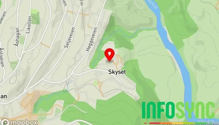 kart over Nedre Skyset Agricultural i Hagan