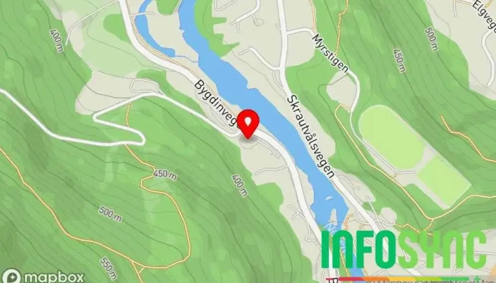 kart over Nord-Aurdal brannvesen Brannstasjon i Fagernes