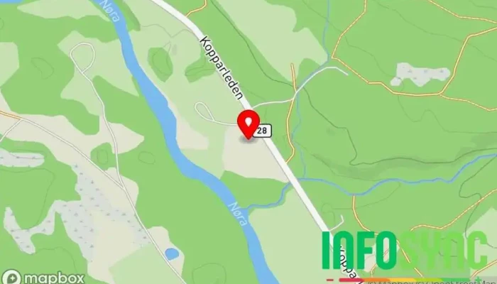 kart over Nord-Østerdal Skyttersamlag Konferansesenter i Os i Østerdalen