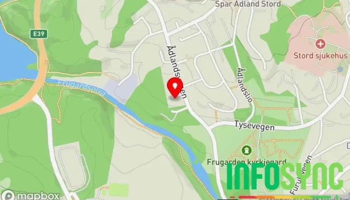 kart over Norsat Ent Eirik Aarnes Sikveland  i Stord