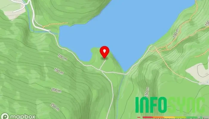 kart over Osvatn kraftverk Hydroelektrisk kraftverk i Tyssebotnen