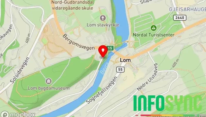 kart over Prestfosstraversen Arrangør av utendørsaktiviteter i Fossbergom