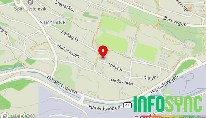 kart over PrintedAi Digital trykktjeneste i Ulsteinvik