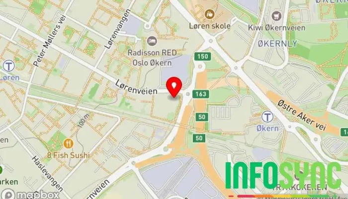 kart over Proact IT Norge AS Datareparasjon i Oslo