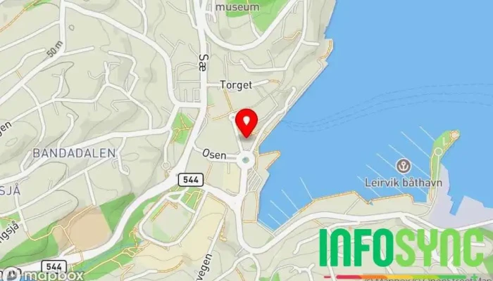 kart over Proled AS Byggingeniør, Byggkonsulent, Konsulent, Landmåler i Stord
