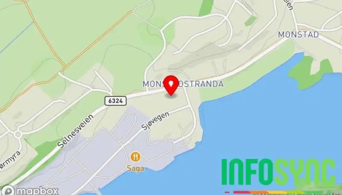 kart over REDGO Åfjord Bilberging i Åfjord