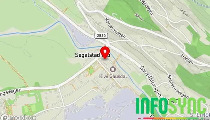 kart over Regnskap Innlandet SA Regnskapsfirma, Regnskapskontor, Økonomikonsulent i Østre Gausdal