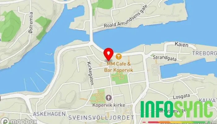 kart over RH Media Digitalt markedsføringsbyrå i Kopervik