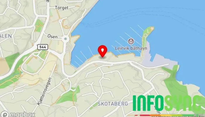 kart over Sauna stord Saunaklubb i Stord
