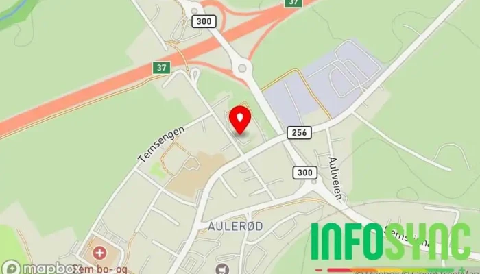 kart over Sem fengsel Fengsel i Sem