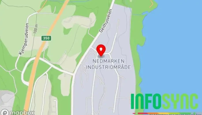 kart over Senas AS Hvitevarereparatør i Vikersund