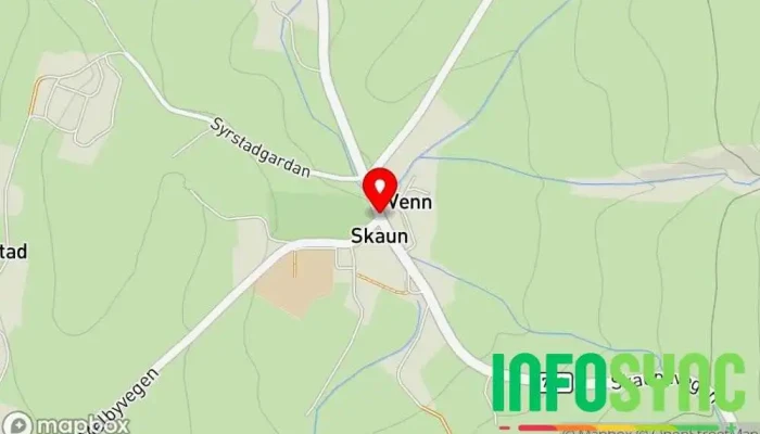 kart over Skaun  i Skaun