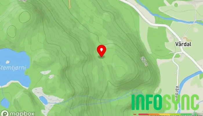 kart over Skynneråsmyre Våtmark i Byremo