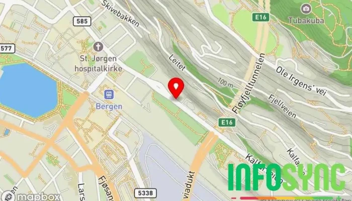 kart over skyss - Kalfarveien Transporttjeneste i Bergen
