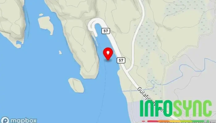 kart over Sløvågen Bukt i Dalsøyra