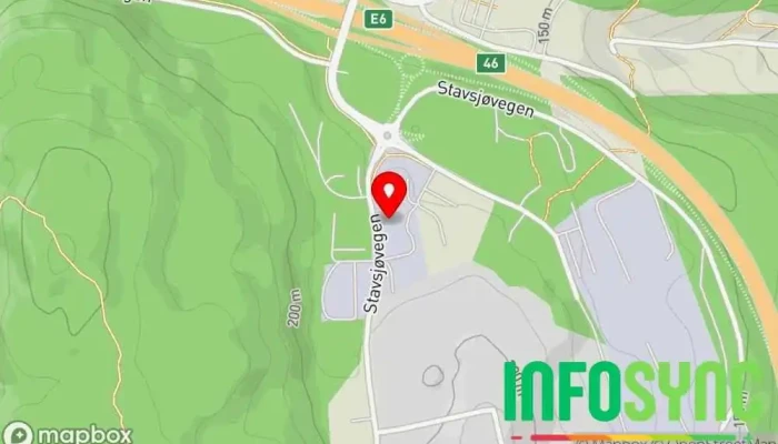 kart over Solid innredning Innredningsforretning i Hommelvik