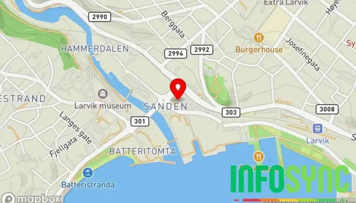 kart over Solo Utvikling AS Eiendomsutvikler i Larvik