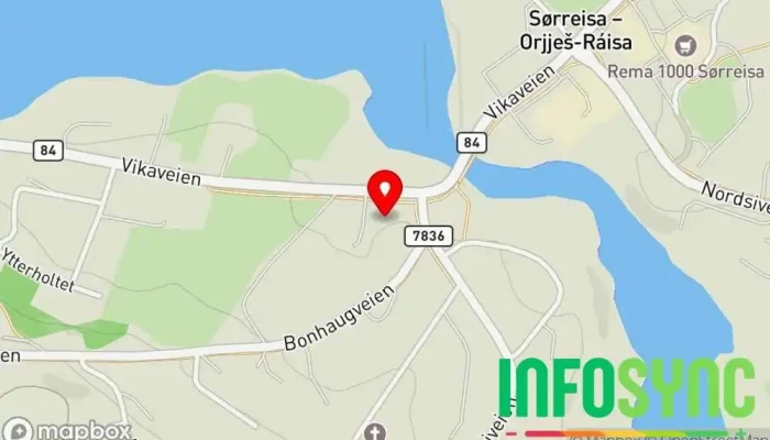 kart over Sørreisa Vask Og Søm Vaskeritjeneste i Sørreisa