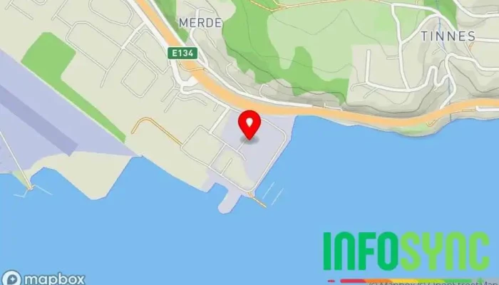 kart over Sperre AS Bedrift i Notodden