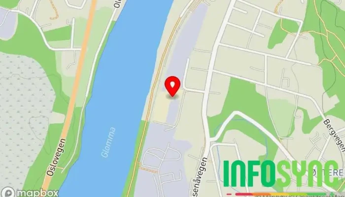 kart over Stangeskovene Skarnes Byggevareforhandler i Skarnes
