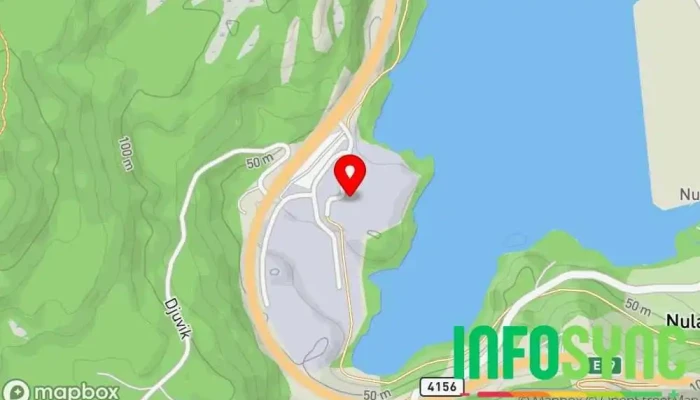 kart over Statens vegvesen, Flekkefjord trafikkstasjon Biltilsynet i Flekkefjord