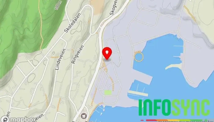 kart over Statkraft Tofte AS Kraftverk i Tofte