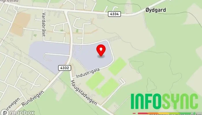 kart over Stavnem & Vigrestad AS Bygg- og anleggsfirma, Byggevareforhandler, Metallkonstruksjonsselskap, Stålprodusent, Sveiser, Vindusforhandler i Vigrestad