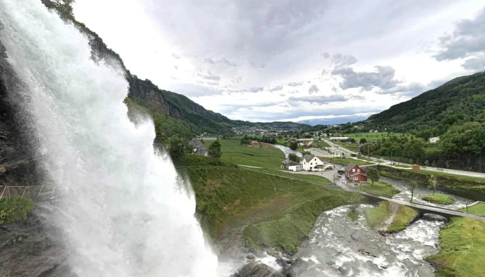 Steinsdalsfossen -  Street View 360deg - Norheimsund