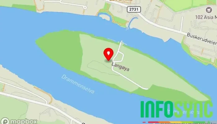kart over Stenersen snørydding Snømåking i Drammen