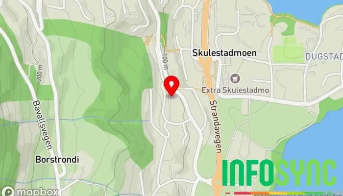 kart over Svein Ulvund Fotograf i Borstrondi