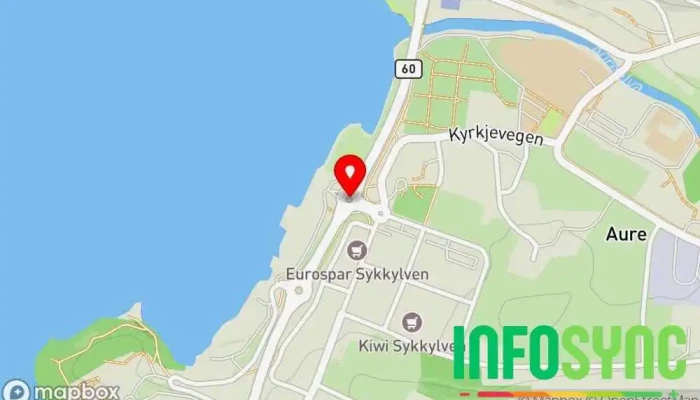 kart over Sykkylven  i Sykkylven