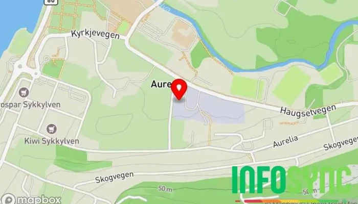kart over Sykkylven Energi AS Hovedkontor i Sykkylven
