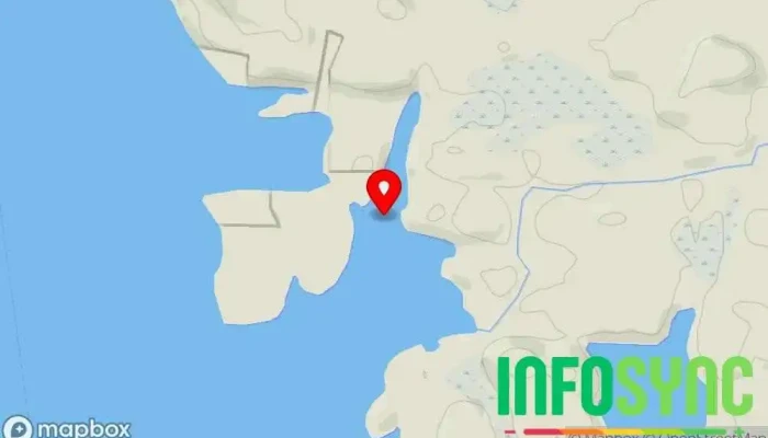 kart over Syllingvågen Bukt i Eivindvik