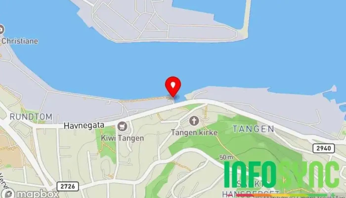 kart over Tangenkaia Elvehavn i Drammen